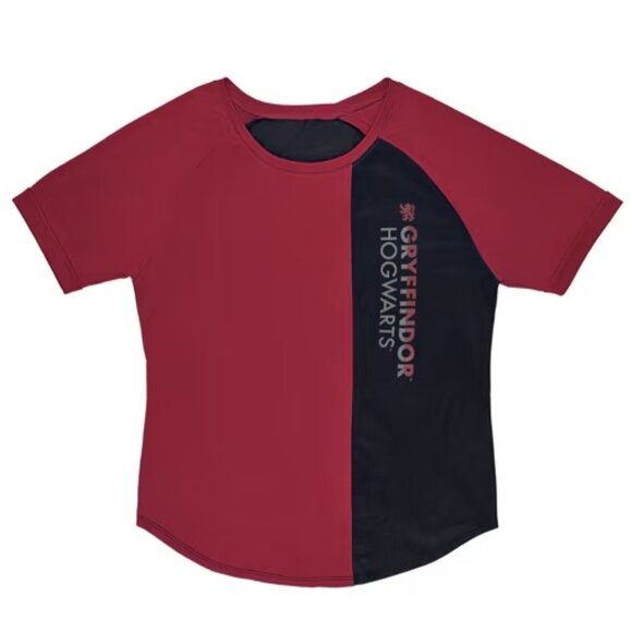 Harry Potter Gryffindor Hogwarts Ladies tie back shirt Black & Red Universal XL - Picture 1 of 7